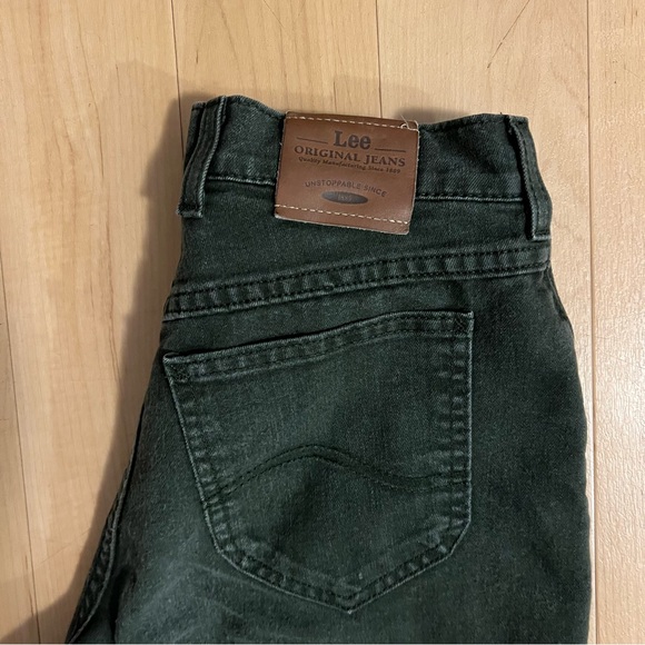Lee Women's Dark Green Jeans 28x 29 - Picture 6 of 13
